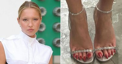 Lila Moss 'scares' fans as she unveils very long talon toenails for photoshoot