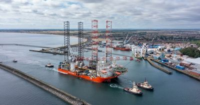 Port of Blyth welcomes massive offshore wind construction vessel