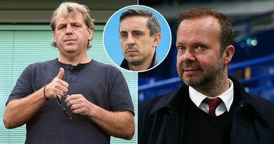 Gary Neville makes Ed Woodward jibe at Chelsea spending in response to John Terry verdict