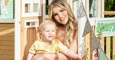 TOWIE's Georgia Kousoulou unveils epic outdoor playhouse for son Brody in garden makeover