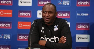 Patrick Vieira asked about Crystal Palace interest in Manchester United's Aaron Wan-Bissaka