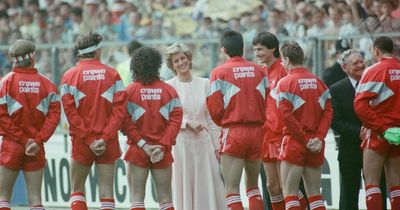 25th anniversary of Princess Diana's death: When Diana met the Liverpool FC team at the 1988 FA Cup Final