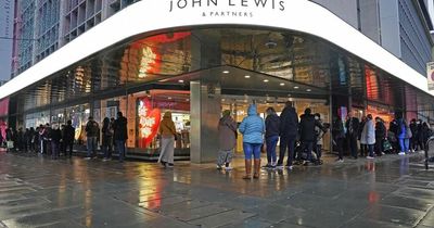 John Lewis offer free lunches to workers in bid to attract 10,000 Christmas workers