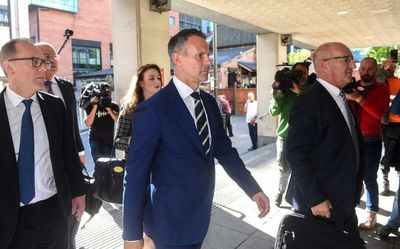 What does 'jury discharged' mean following no verdicts at the Ryan Giggs trial?