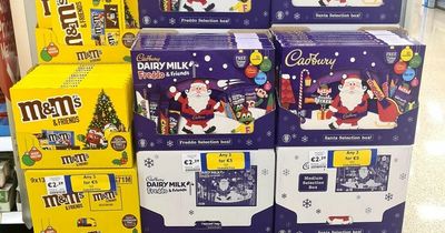 Christmas selection boxes hit the shelves in Tesco leaving Dublin shoppers confused