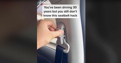 Drivers 'blown away' by little known hack that makes wearing a seatbelt more comfortable
