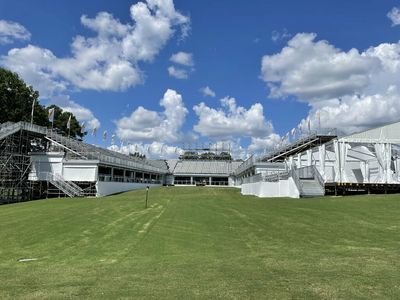 Animation gives fans an idea of what to expect on the first tee at the 2022 Presidents Cup at Quail Hollow