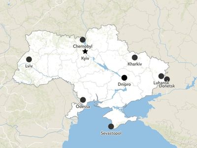 Ukraine-Russia maps: Where is the invasion taking place?