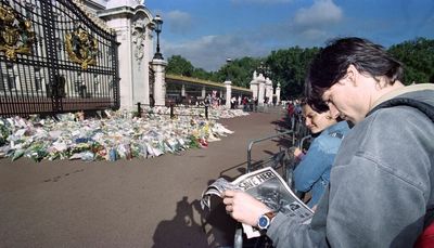 The view from Princess Diana’s garden as Britain weeps