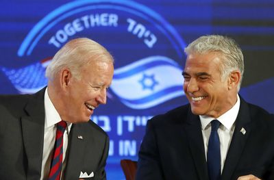 Biden, Lapid discuss ‘shared commitment’ against nukes for Iran