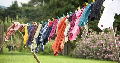 Savvy mum shares 'genius' washing line trick that hangs clothes out perfectly in seconds