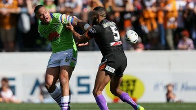 Canberra Raiders and West Tigers meet at Leichhardt Oval six years after Joey Leilua's flick pass