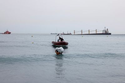 Oil leaking from bulk carrier off Gibraltar after tanker collision