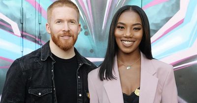 Neil Jones and Chyna Mills look smitten as they step out together after Paris trip