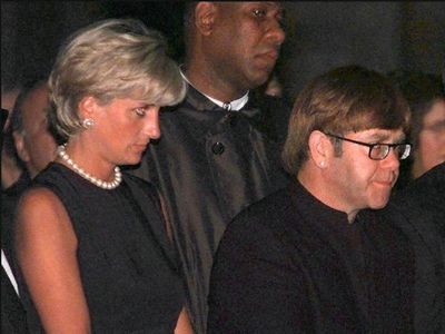 Elton John pays tribute to Princess Diana with throwback photo on 25th anniversary of her death