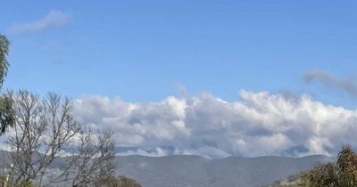 Smoke drifts over Tuggeranong