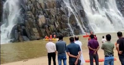 Six members of family die trying to save sisters who drowned taking selfie at waterfall