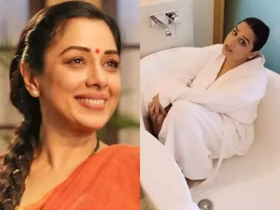 Vidya Balan recreates Rupali Ganguly's dialogue from Anupamaa in a bathtub; watch