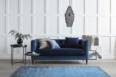 Give your space a fresh face with a bolt of indigo blue