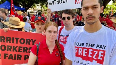 Public service wage freeze sparks strike action from NT teachers and prison officers, supported by nurses and firefighters