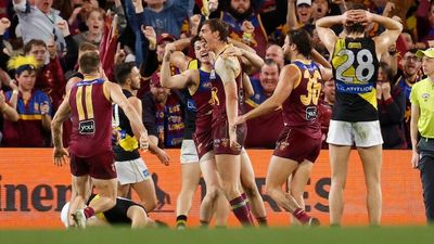 Brisbane beat Richmond by two points with Joe Daniher goal clinching thrilling finals victory
