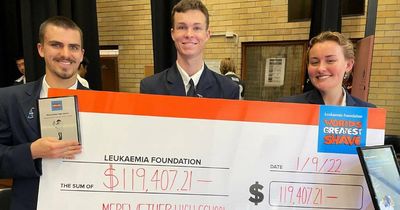 Merewether High raises more than any other school in the country for World's Greatest Shave