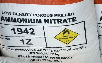 Government decides not to extend anti-dumping duty on ammonium nitrate from 3 nations