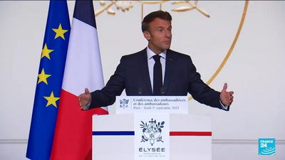 Macron plugs ‘diplomacy of combat’, vows long-term support for Ukraine