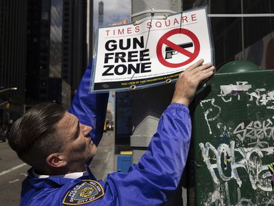 New York law that bars carrying guns in Time Square and other areas goes into effect