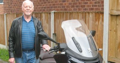 Miraculous police dash saves OAP biker suffering heart problems trapped under vehicle in bushes
