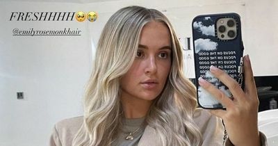 Molly-Mae Hague shows off 'real hair' with dark roots and no extensions after Tommy brawl