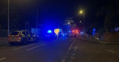 Driver seriously injured after crash into fence