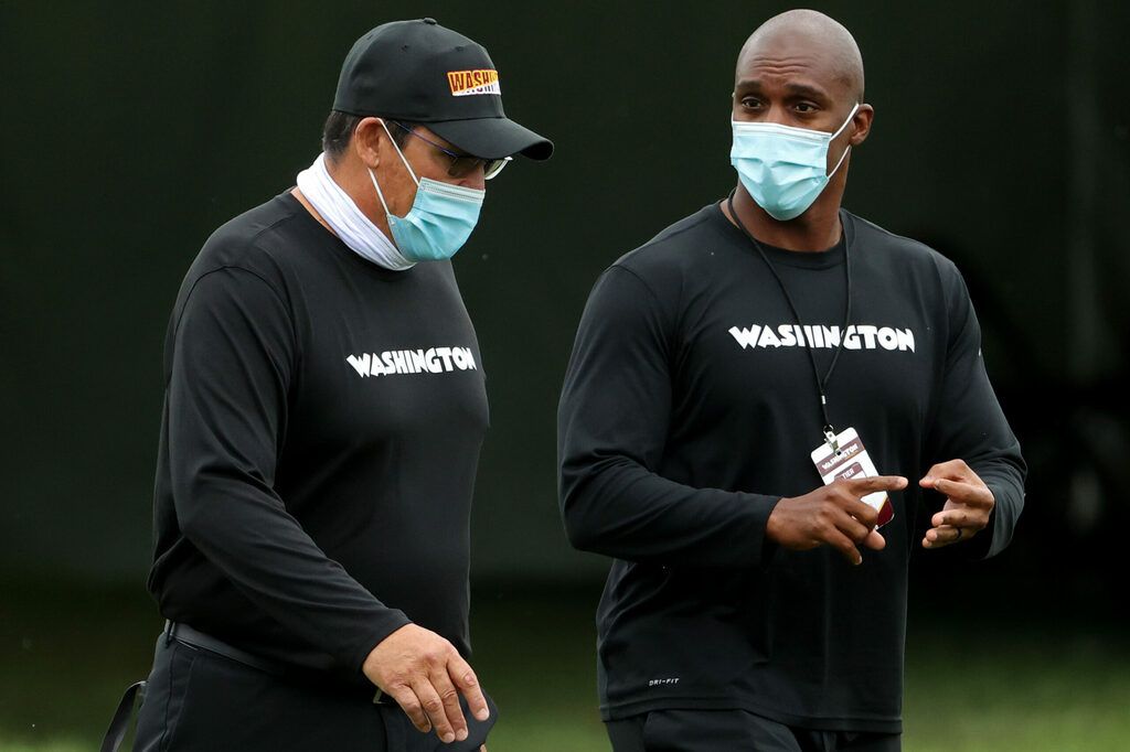 Eric Stokes enjoying learning with the Commanders