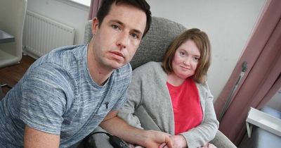 Lanarkshire MS fighter starts £45k Mexico treatment in bid to care for brain bleed wife