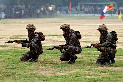 Indian troops join Russian military exercise despite U.S. concerns