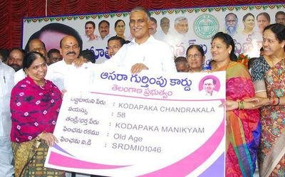 Only ₹600 pension in BJP-ruled States: Harish Rao