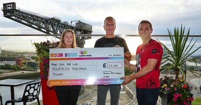 George Bowie and Glasgow's Radisson RED team up to raise £14k for Cash For Kids