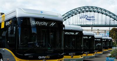 Go North East Q3 bus gets modern update with new fully electric fleet