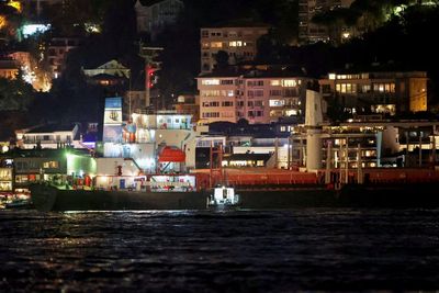 Grain ship from Ukraine towed to anchorage in Istanbul, traffic reopened