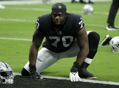 Where new Bears OL Alex Leatherwood lined up in first practice