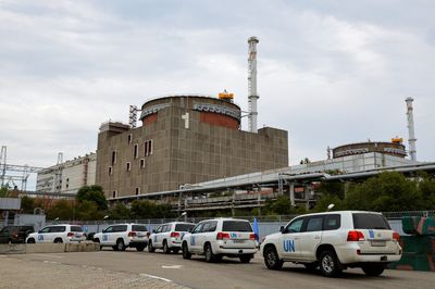 As inspectors leave Ukraine's nuclear plant, the mayor of a nearby town has high hopes
