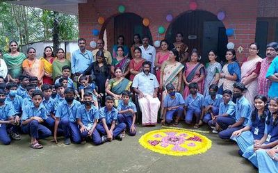 A festive Onam for differently abled students