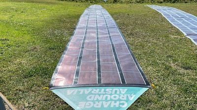 Printed solar cells to power electric vehicle enthusiast Stuart McBain in Charge Around Australia