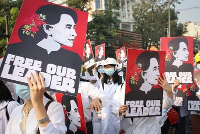 Myanmar court sentences Suu Kyi to 3 years for voting fraud