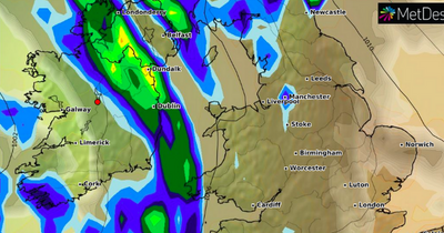 Met Eireann's grim weekend forecast of rain, thunder and localised flooding as low pressure system hits