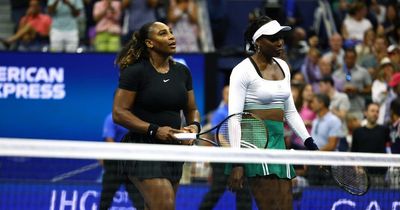 Serena and Venus Williams doubles return ends in first-round defeat at US Open