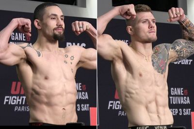 UFC Fight Night 209 weigh-in video: Robert Whittaker, Marvin Vettori set for key clash