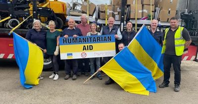 TASH4Ukraine aid lorry departs Perthshire with vital forklift truck on board