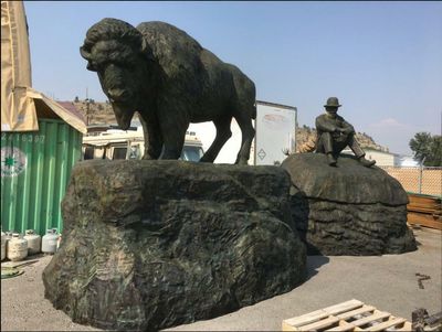 Canadian city pulls bison sculpture in row over representation of colonialism
