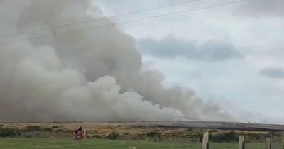 Status orange wildfire warning in place for Dublin as firefighters battle large blaze